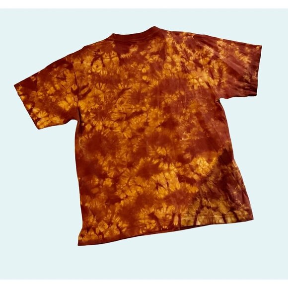 Vintage ROCK EAGLE Tie Dye Native American 90s 00s Y2K T Shirt Tee Size Large - Picture 5 of 8